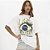 Camiseta Lança Perfume Oversized In26 Off White Feminino - Imagem 1