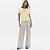 Camiseta Lança Perfume Baby Look Bicolor In26 Bege Feminino - Imagem 3