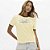 Camiseta Lança Perfume Baby Look Bicolor In26 Bege Feminino - Imagem 1