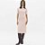 Vestido Midi Lança Perfume Canelado In26 Rosa Feminino - Imagem 1