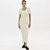 Vestido Super Mid Easy Lança Perfume Cane In26 Bege Feminino - Imagem 1