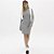Vestido Curto Easy Lança Perfume Gola In26 Cinza Feminino - Imagem 3