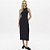 Vestido Midi Easy Lança Perfume Jacquard In26 Preto Feminino - Imagem 1