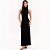 Vestido Super Mid Lança Perfume Canelada In26 Preto Feminino - Imagem 1