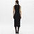 Vestido Midi Lança Perfume Canelado In26 Preto Feminino - Imagem 2