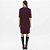 Vestido Curto Lança Perfume Tdress In26 Bordô Feminino - Imagem 2