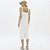 Vestido Midi Easy Lança Perfume Alça In26 Off White Feminino - Imagem 2