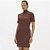 Vestido Curto Easy Lança Perfume Caneld In26 Marrom Feminino - Imagem 1