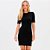 Vestido Curto Easy Lança Perfume Knelado In26 Preto Feminino - Imagem 1