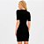 Vestido Curto Easy Lança Perfume Knelado In26 Preto Feminino - Imagem 2