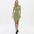 Vestido Curto Easy Lança Perfume Canelad In26 Verde Feminino - Imagem 3
