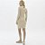 Vestido Curto Easy Lança Perfume Manga In26 Bege Feminino - Imagem 2