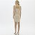 Vestido Curto Easy Lança Perfume Alça In26 Bege Feminino - Imagem 2