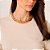 Blusa Dudalina Logo Relevo In26 Bege Feminino - Imagem 4