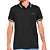 Camisa Polo Colcci 3 Lines Ou26 Preto Masculino - Imagem 1
