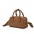 Bolsa Bowling Colcci Jacquard Taylor Ou26 Marrom Feminino - Imagem 3