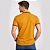Camisa Polo Colcci Piquet 2 Listras In26 Amarelo Masculino - Imagem 2