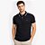 Camisa Polo Colcci Piquet 2 Listras In26 Preto Masculino - Imagem 1
