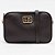 Bolsa Crossbody Lança Perfume Enfeite Ou26 Marrom Feminino - Imagem 1
