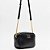 Bolsa Crossbody Lança Perfume Enfeite Ou26 Preto Feminino - Imagem 3