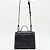 Bolsa Tote Lança Perfume Enfeite Metal Ou26 Preto Feminino - Imagem 2