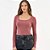 Blusa Canelado Colcci Iconic In26 Rosa Feminino - Imagem 1