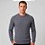 Suéter Tricot Dudalina Jacq Trançado In26 Cinza Masculino - Imagem 1