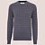 Suéter Tricot Dudalina Jacq Trançado In26 Cinza Masculino - Imagem 3