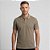 Camisa Polo Dudalina Maquinetada Listras In26 Bege Masculino - Imagem 1