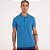 Camisa Polo Colcci Piquet 3 Listras In26 Azul Masculino - Imagem 1
