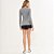 Blusa Canelado Colcci Bottons In26 Grafite Feminino - Imagem 4