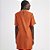 Vestido Curto Colcci Tshirt In26 Laranja Feminino - Imagem 4