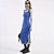 Vestido Super Mid Colcci Canelado In26 Azul Feminino - Imagem 1