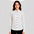 Camisa Dudalina Sf Ft Listrado In26 Off White Feminino - Imagem 1