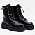 Bota Easy Lança Perfume Coturno Passante In26 Preto Feminino - Imagem 3