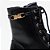 Bota Easy Lança Perfume Coturno Passante In26 Preto Feminino - Imagem 4