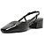 Sapatilha Anacapri Slingback Salto Baixo Preto Feminino - Imagem 2
