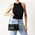 Bolsa Anacapri Tiracolo Média Tressê Preto Feminino - Imagem 6