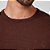Suéter Tricot Dudalina Basic In26 Marrom Masculino - Imagem 3
