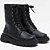 Bota Easy Lança Perfume Coturno Bordado In26 Preto Feminino - Imagem 2