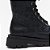 Bota Easy Lança Perfume Coturno Bordado In26 Preto Feminino - Imagem 4
