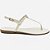 Rasteira Easy Lança Perfume Enfeite In26 Off White Feminino - Imagem 1