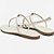 Rasteira Easy Lança Perfume Enfeite In26 Off White Feminino - Imagem 3