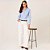 Camisa Dudalina Slim Est Floral In26 Azul Feminino - Imagem 5