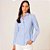 Camisa Dudalina Slim Est Floral In26 Azul Feminino - Imagem 1