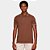 Camisa Polo Aramis Piquet Gola Listras In26 Marrom Masculino - Imagem 1