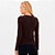 Blusa Easy Lança Perfume Justa Jacquard In26 Marrom Feminino - Imagem 2