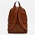 Mochila Lança Perfume Matelasse Enfeite In26 Marrom Feminino - Imagem 2