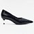 Scarpin Lança Perfume Couro Bico Fino In26 Preto Feminino - Imagem 1