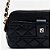 Bolsa Crossbody Lança Perfume Matelasse In26 Preto Feminino - Imagem 4